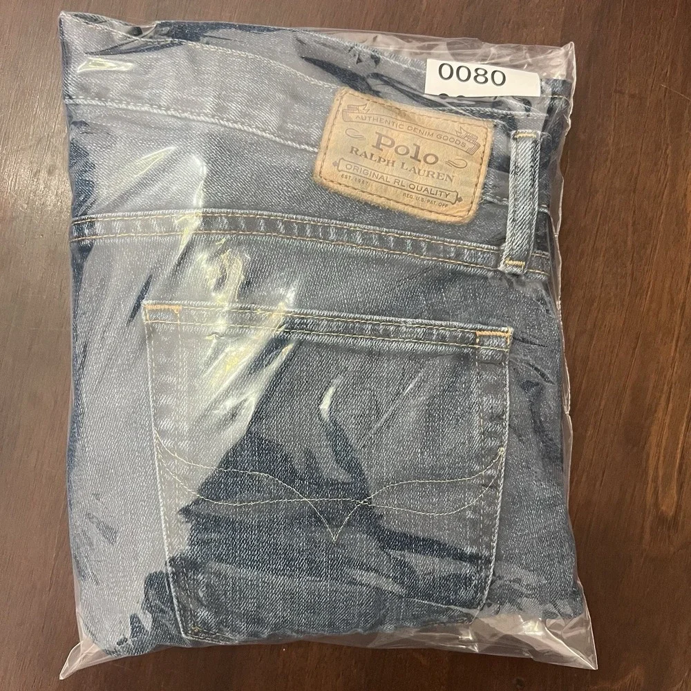 Polo Ralph Lauren Jeans Mens 34x30 Blue Varick Slim Straight